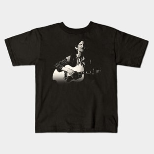 Townes Van Zandt - Black Art Kids T-Shirt